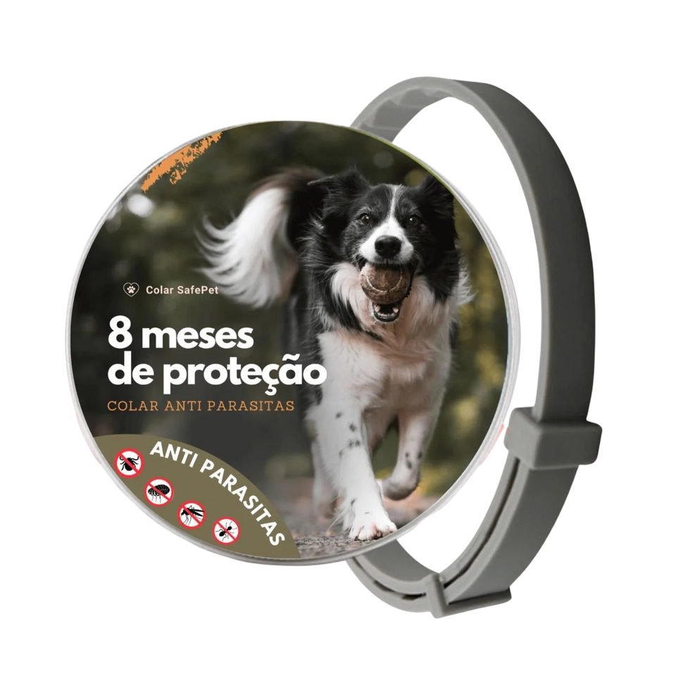 Colar Anti-Pulgas e Carrapatos™ + GPS Pet – Proteção e Localização em 1 só kit!