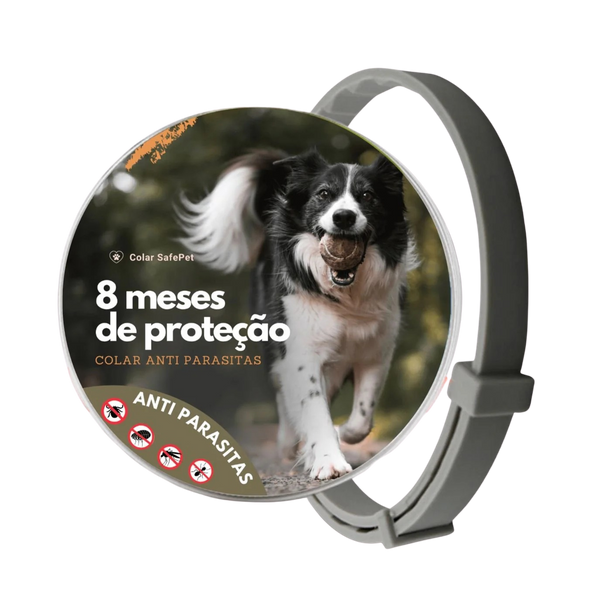 Colar Anti-Pulgas e Carrapatos™ + GPS Pet – Proteção e Localização em 1 só kit!