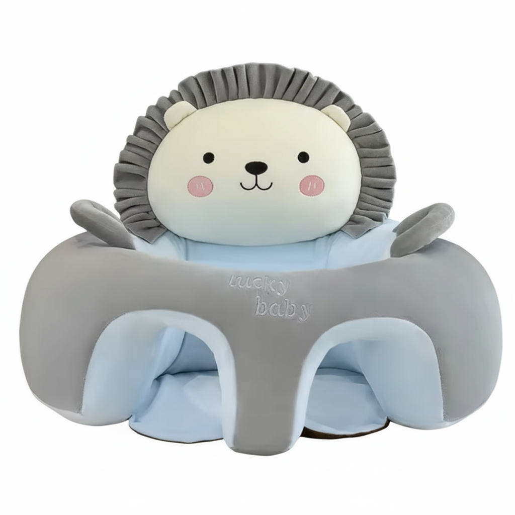 Assento Infantil de Pelúcia ZooBaby™ – Conforto e Apoio para Bebês + Brinde Exclusivo