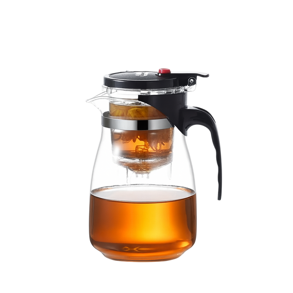 Chaleira de Vidro Elegance™ - O Segredo dos Amantes de Chá + Brinde Exclusivo