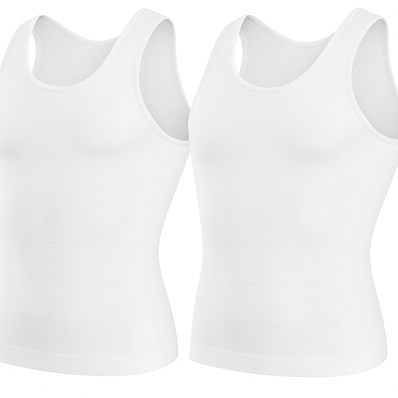 Camiseta Modeladora SlimFit™ – Conforto, Estilo e Barriga Chapada - [Compre 1 leve 2]