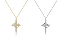 Colar Feminino Cruz Cravejada™ – Brilho Elegante em 3 Cores! [Compre 1 leve 2]