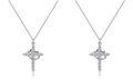 Colar Feminino Cruz Cravejada™ – Brilho Elegante em 3 Cores! [Compre 1 leve 2]