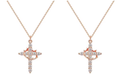 Colar Feminino Cruz Cravejada™ – Brilho Elegante em 3 Cores! [Compre 1 leve 2]